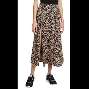 Reformation Zoe Slit skirt in blitz